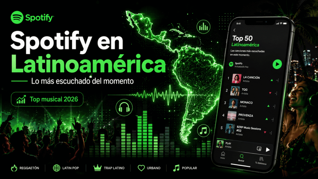 Spotify marca el pulso musical en Latinoamérica: estos son los sonidos que dominan la región